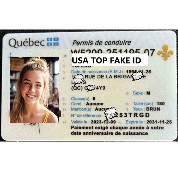 Buy 100% Scannable quebec Fake ID Online | USA TOP FAKE IDs Generator