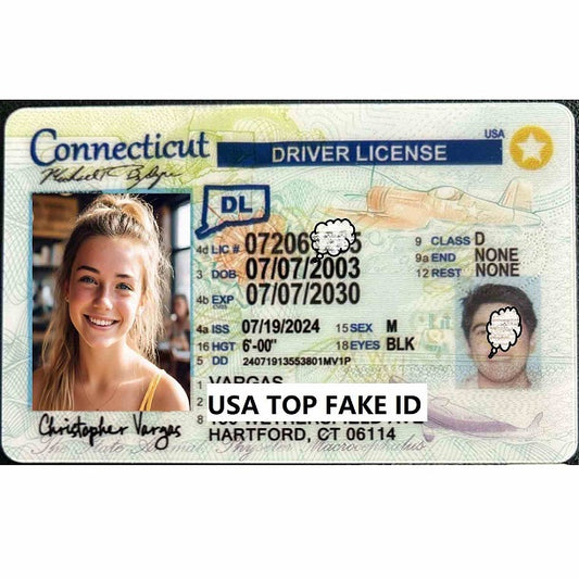 Buy 100% Scannable Connecticut Fake ID Online | USA TOP FAKE IDs Generator