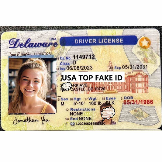 Buy 100% Scannable Delaware Fake ID Online | USA TOP FAKE IDs Generator