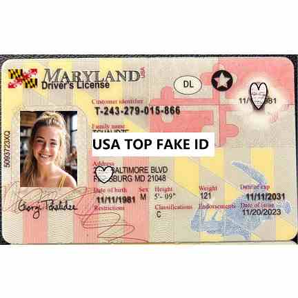 Buy Scannable Maryland Premium Fake IDs | USA TOP FAKE ID GENERATOR