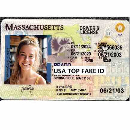 Buy Scannable Massachusetts Premium Fake IDs | USA TOP FAKE ID GENERATOR