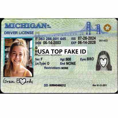 Buy Scannable Michigan Premium Fake IDs | USA TOP FAKE ID GENERATOR