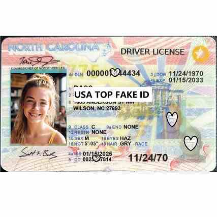 Buy Scannable North carolina Premium Fake IDs | USA TOP FAKE ID GENERATOR