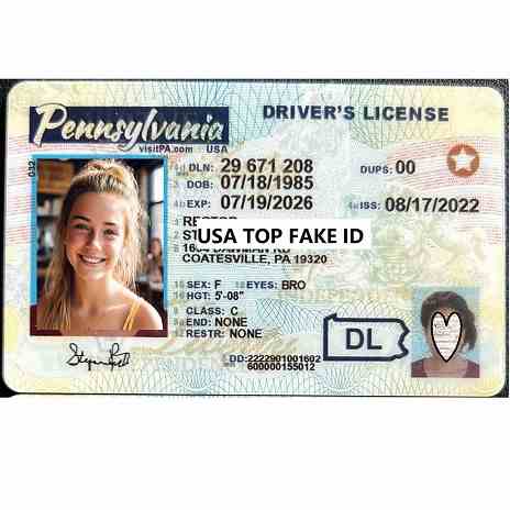 Buy Scannable Pennsylvania Premium Fake IDs | USA TOP FAKE ID GENERATOR