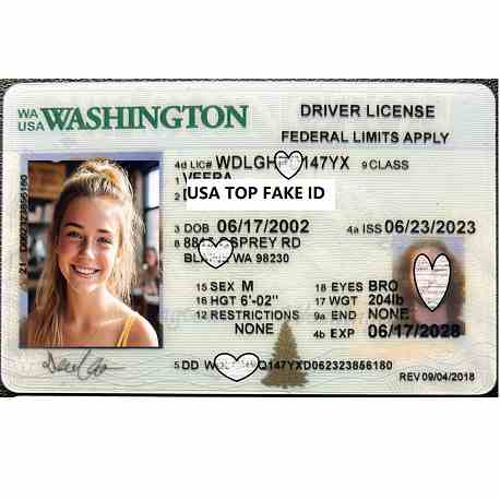 Buy Scannable Washington Premium Fake IDs | USA TOP FAKE ID GENERATOR